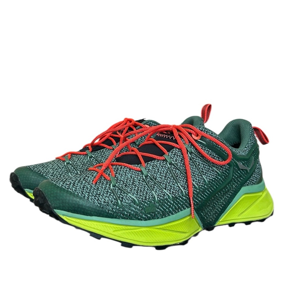 Salewa Women’s Dropline Shoes Hiking Running Sneakers Outdoors Green/Coral 8.5